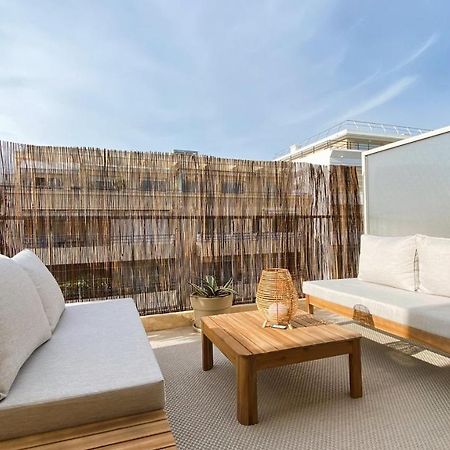 T2 Bricka La Terrasse De La Plage, Moderne, Equipe, Lumineux Antibes Buitenkant foto